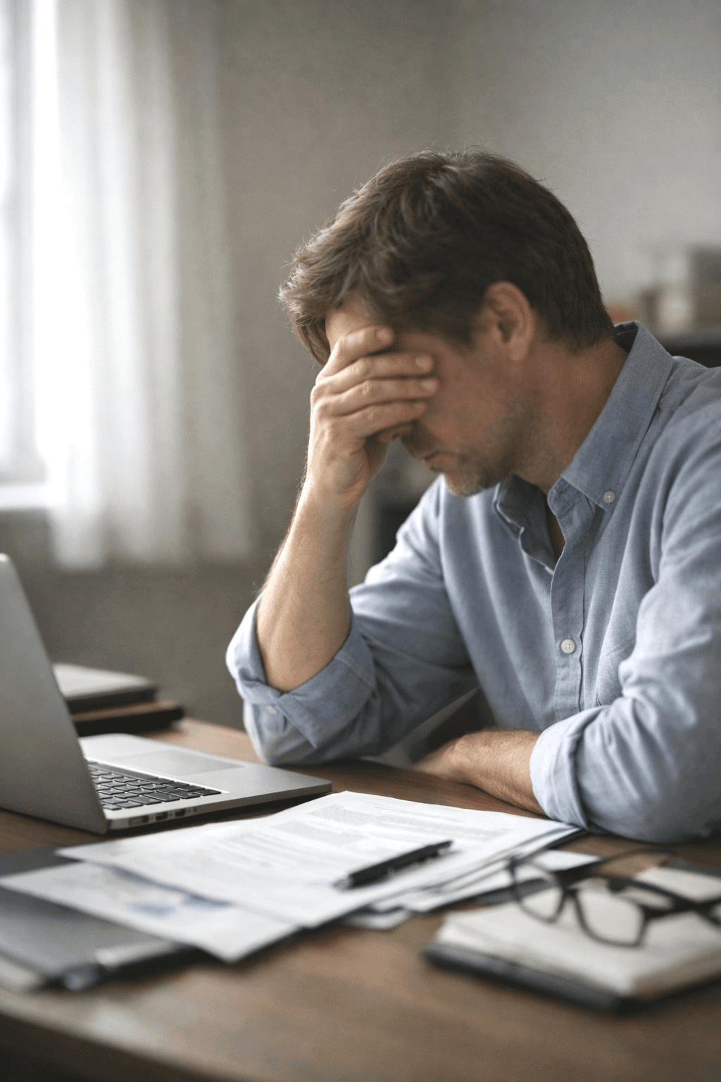 Personne épuisée au travail, illustrant le burn-out